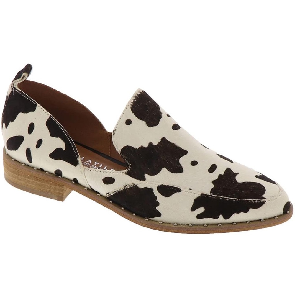 Very Volatile Women's Cow Print Loafers